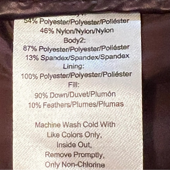 Calvin Klein Performance Mock Neck Down Lightweight Vest in Burgundy funnel neck - Picture 13 of 13